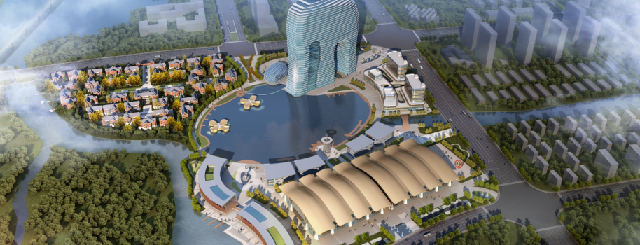 大象酒店国际会展中心及南林大桥同步开工